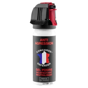 Aérosol gel poivre Concorde defender Anti-agression 25 ml / Par 1