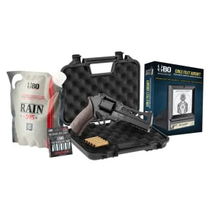 Pack airsoft Réplique Chiappa CO² Rhino 50DS + accessoires - Cal. 6 m