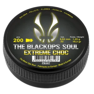 Plombs BO Manufacture The Black Ops Soul Extrem Choc - Cal. 5.5mm